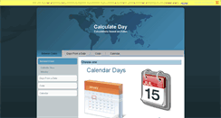 Desktop Screenshot of calculateday.com